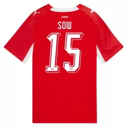 Maglia Svizzera Djibril Sow 15 Uomo Primo Mondiali 2026 Maglia Svizzera Djibril Sow 15 Uomo Primo Mondiali 2026