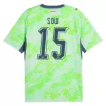 Maglia Svizzera Djibril Sow 15 Uomo Secondo Mondiali 2026