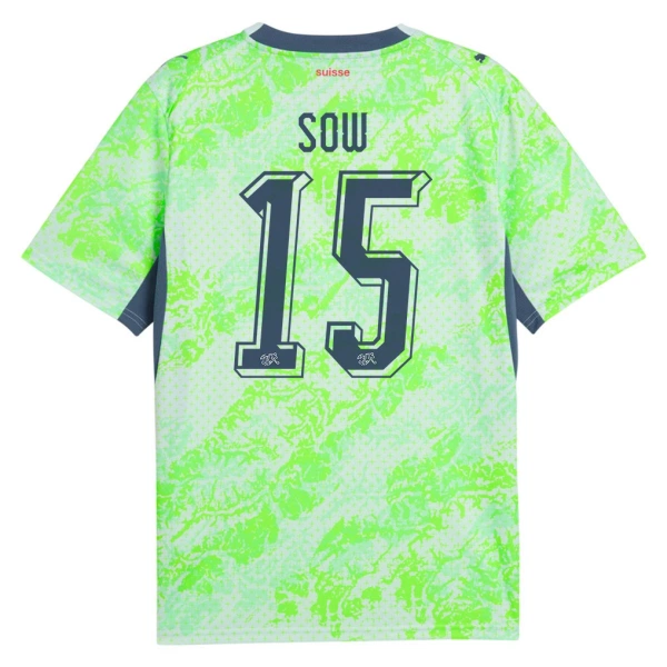 Maglia Svizzera Djibril Sow 15 Uomo Secondo Mondiali 2026 Maglia Svizzera Djibril Sow 15 Uomo Secondo Mondiali 2026