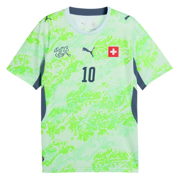 Maglia Svizzera Granit Xhaka 10 Uomo Secondo Mondiali 2026