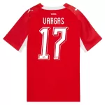 Maglia Svizzera Vargas 17 Uomo Primo Mondiali 2026