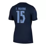Maglia Uruguay Federico Valverde 15 Uomo Secondo Mondiali 2026