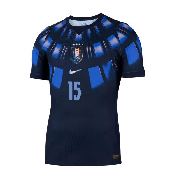 Maglia Uruguay Federico Valverde 15 Uomo Secondo Mondiali 2026
