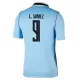 Maglia Uruguay Luis Suárez 9 Uomo Primo Mondiali 2026 Maglia Uruguay Luis Suárez 9 Uomo Primo Mondiali 2026
