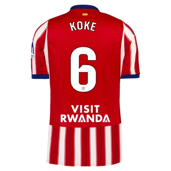Maglia Atlético Madrid Koke 6 Uomo Primo 2026-27 Maglia Atlético Madrid Koke 6 Uomo Primo 2026-27