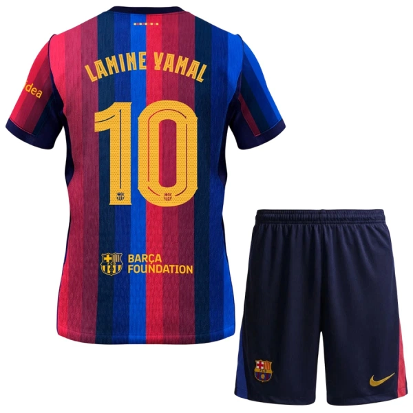 Completo calcio Barcellona Lamine Yamal 10 Bambino Primo 2026-27 Completo calcio Barcellona Lamine Yamal 10 Bambino Primo 2026-27