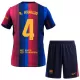 Completo calcio Barcellona R. Araujo 4 Bambino Primo 2026-27 Completo calcio Barcellona R. Araujo 4 Bambino Primo 2026-27