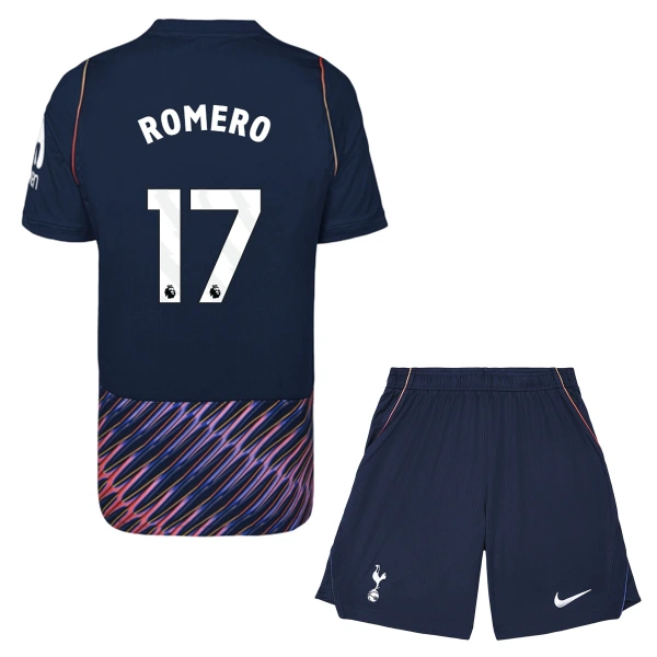 Completo calcio Tottenham Hotspur Romero 17 Bambino Secondo 2026-27 Completo calcio Tottenham Hotspur Romero 17 Bambino Secondo 2026-27