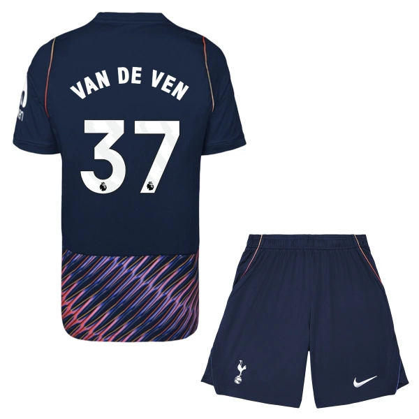 Completo calcio Tottenham Hotspur Van De Ven 37 Bambino Secondo 2026-27 Completo calcio Tottenham Hotspur Van De Ven 37 Bambino Secondo 2026-27