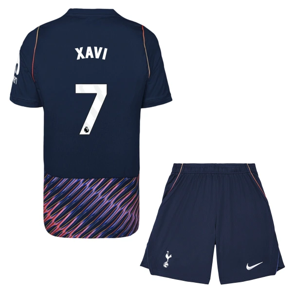 Completo calcio Tottenham Hotspur Xavi 7 Bambino Secondo 2026-27 Completo calcio Tottenham Hotspur Xavi 7 Bambino Secondo 2026-27