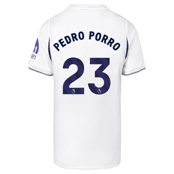 Maglia Tottenham Hotspur Pedro Porro 23 Uomo Primo 2026-27 Maglia Tottenham Hotspur Pedro Porro 23 Uomo Primo 2026-27