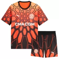 Completo calcio Marsiglia Bambino Primo 2026-27 Arancia Completo calcio Marsiglia Bambino Primo 2026-27 Arancia