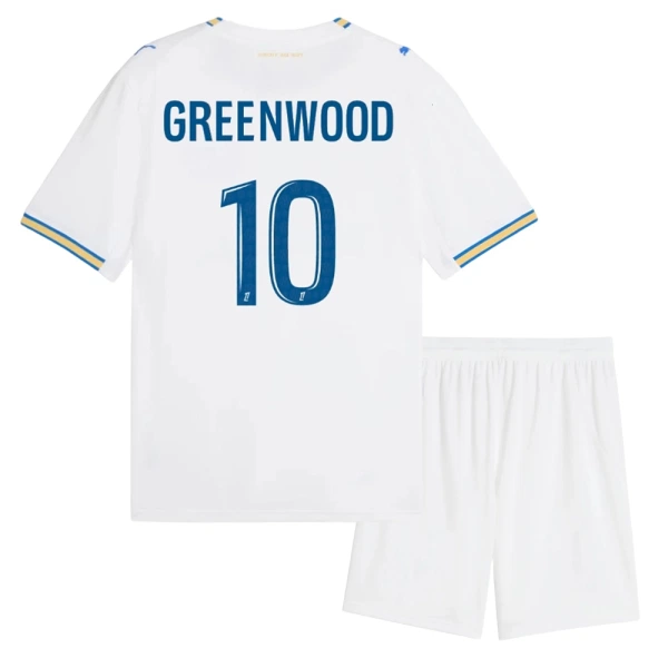 Completo calcio Marsiglia Greenwood 10 Bambino Primo 2026-27 Completo calcio Marsiglia Greenwood 10 Bambino Primo 2026-27