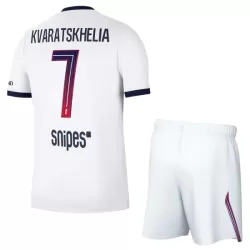 Completo calcio Paris Saint-Germain Kvaratskhelia 7 Bambino Secondo 2026-27 Completo calcio Paris Saint-Germain Kvaratskhelia 7 Bambino Secondo 2026-27