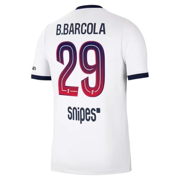 Maglia Paris Saint-Germain Bradley Barcola 29 Uomo Secondo 2026-27