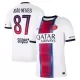 Maglia Paris Saint-Germain Joao Neves 87 Uomo Secondo 2026-27 Maglia Paris Saint-Germain Joao Neves 87 Uomo Secondo 2026-27