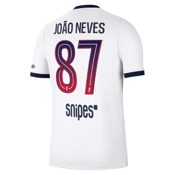 Maglia Paris Saint-Germain Joao Neves 87 Uomo Secondo 2026-27