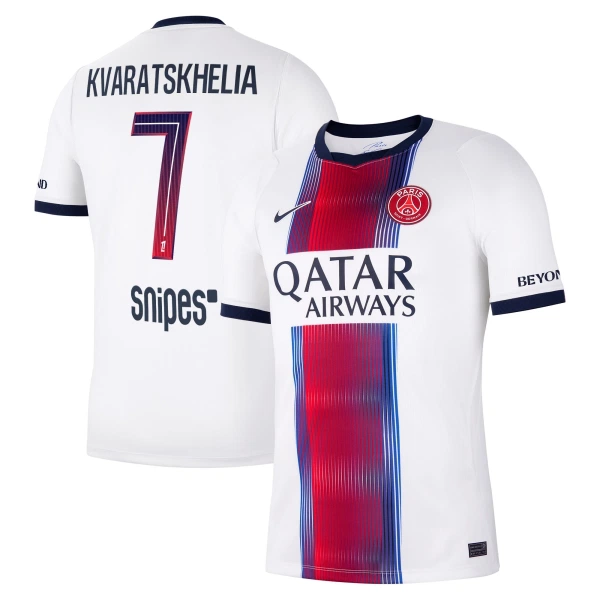 Maglia Paris Saint-Germain Kvaratskhelia 7 Uomo Secondo 2026-27 Maglia Paris Saint-Germain Kvaratskhelia 7 Uomo Secondo 2026-27