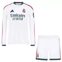 Completo calcio Real Madrid Bambino Primo 2026-27 Maniche Lunghe Completo calcio Real Madrid Bambino Primo 2026-27 Maniche Lunghe