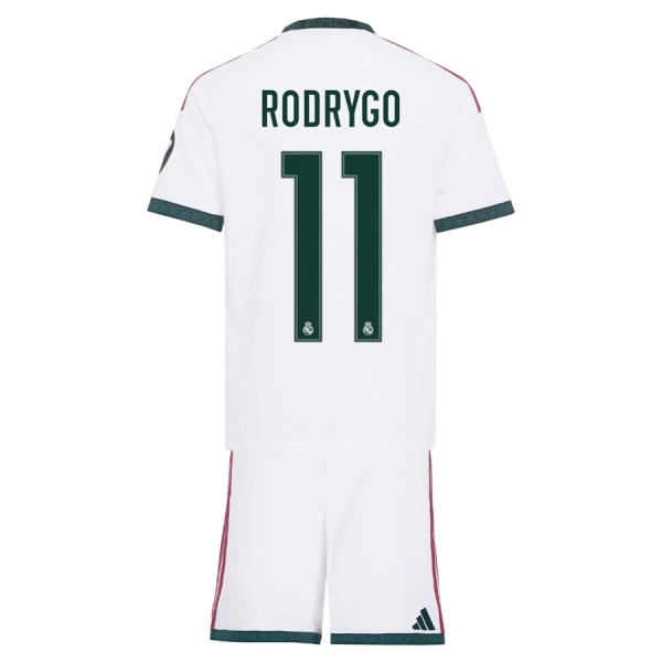 Completo calcio Real Madrid Rodrygo 11 Bambino Primo 2026-27 Completo calcio Real Madrid Rodrygo 11 Bambino Primo 2026-27