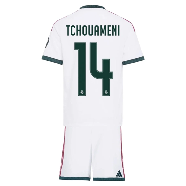 Completo calcio Real Madrid Tchouaméni 14 Bambino Primo 2026-27 Completo calcio Real Madrid Tchouaméni 14 Bambino Primo 2026-27