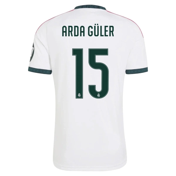 Maglia Real Madrid Arda Guler 15 Uomo Primo 2026-27 Maglia Real Madrid Arda Guler 15 Uomo Primo 2026-27