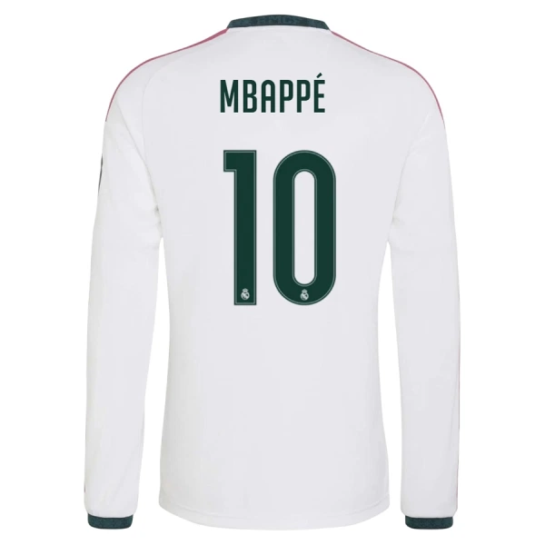 Maglia Real Madrid Mbappé 10 Uomo Primo 2026-27 Maniche Lunghe Maglia Real Madrid Mbappé 10 Uomo Primo 2026-27 Maniche Lunghe