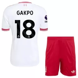 Completo calcio Liverpool Gakpo 18 Bambino Secondo 2026-27 Completo calcio Liverpool Gakpo 18 Bambino Secondo 2026-27