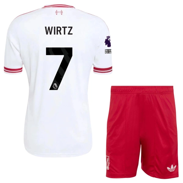 Completo calcio Liverpool Wirtz 7 Bambino Secondo 2026-27 Completo calcio Liverpool Wirtz 7 Bambino Secondo 2026-27