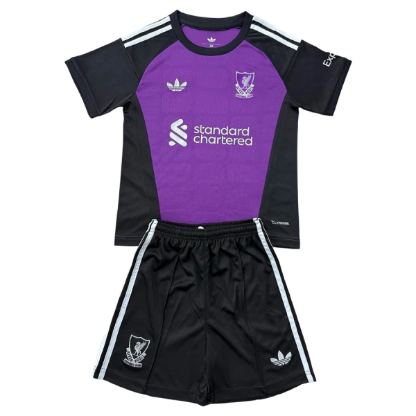 Completo calcio Portiere Liverpool Bambino 2026-27 Viola Completo calcio Portiere Liverpool Bambino 2026-27 Viola