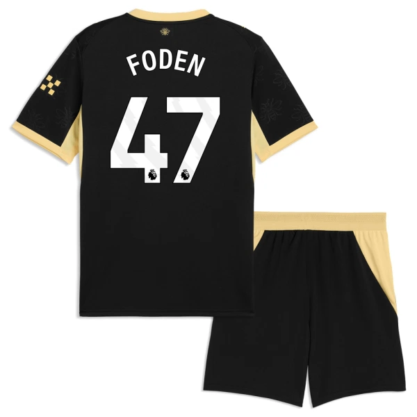 Completo calcio Manchester City Foden 47 Bambino Secondo 2026-27 Completo calcio Manchester City Foden 47 Bambino Secondo 2026-27