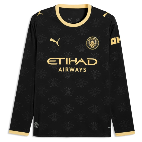 Maglia Manchester City Uomo Secondo 2026-27 Maniche Lunghe