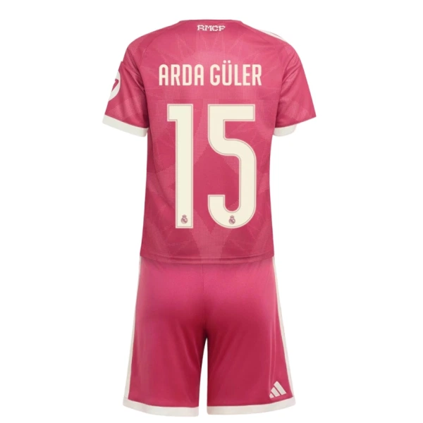 Completo calcio Real Madrid Arda Guler 15 Bambino 3rd 2026-27 Completo calcio Real Madrid Arda Guler 15 Bambino 3rd 2026-27