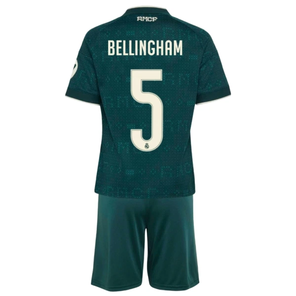Completo calcio Real Madrid Bellingham 5 Bambino Secondo 2026-27
