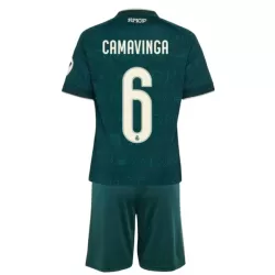 Completo calcio Real Madrid Camavinga 6 Bambino Secondo 2026-27 Completo calcio Real Madrid Camavinga 6 Bambino Secondo 2026-27
