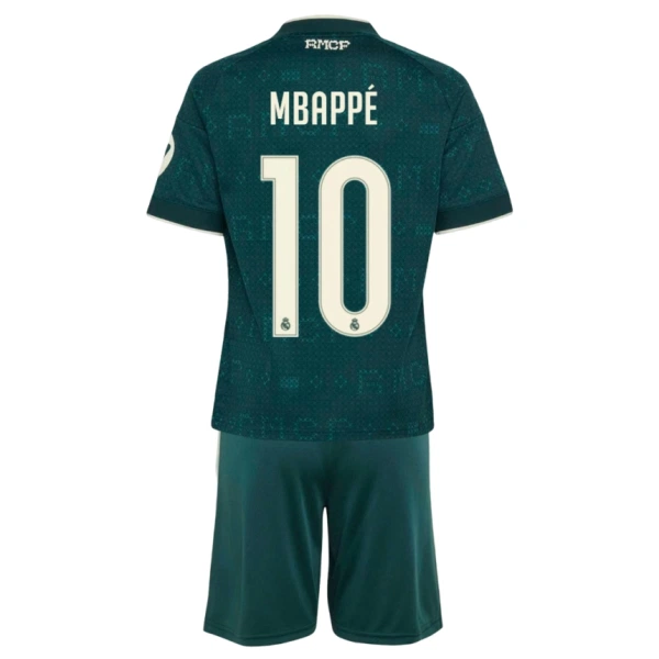 Completo calcio Real Madrid Mbappé 10 Bambino Secondo 2026-27 Completo calcio Real Madrid Mbappé 10 Bambino Secondo 2026-27