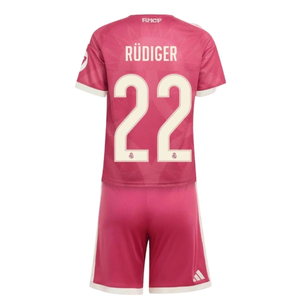 Completo calcio Real Madrid Rudiger 22 Bambino 3rd 2026-27