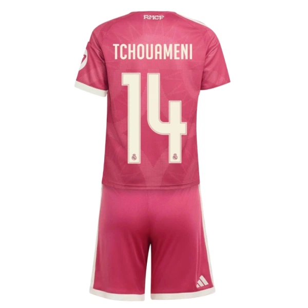Completo calcio Real Madrid Tchouaméni 14 Bambino 3rd 2026-27 Completo calcio Real Madrid Tchouaméni 14 Bambino 3rd 2026-27