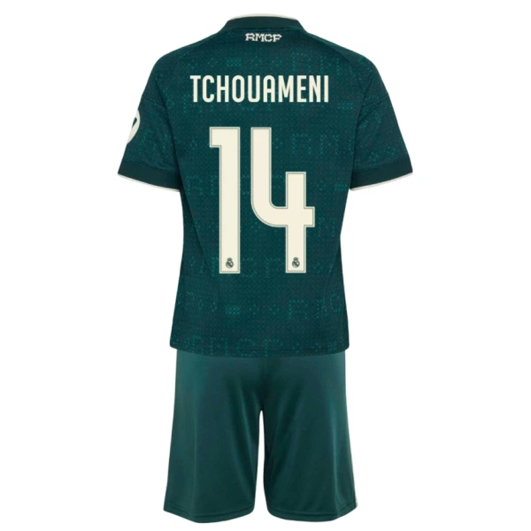 Completo calcio Real Madrid Tchouaméni 14 Bambino Secondo 2026-27 Completo calcio Real Madrid Tchouaméni 14 Bambino Secondo 2026-27