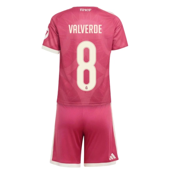 Completo calcio Real Madrid Valverde 8 Bambino 3rd 2026-27 Completo calcio Real Madrid Valverde 8 Bambino 3rd 2026-27