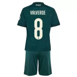 Completo calcio Real Madrid Valverde 8 Bambino Secondo 2026-27 Completo calcio Real Madrid Valverde 8 Bambino Secondo 2026-27