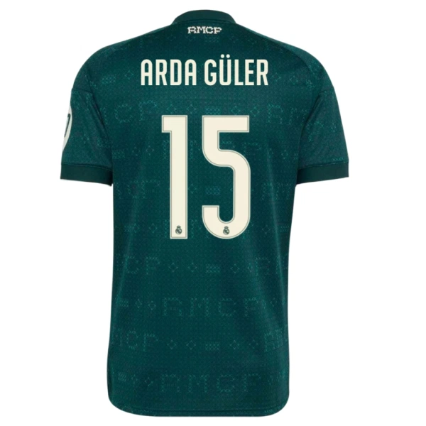 Maglia Real Madrid Arda Guler 15 Uomo Secondo 2026-27 Maglia Real Madrid Arda Guler 15 Uomo Secondo 2026-27