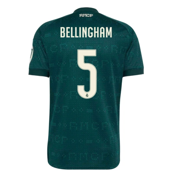 Maglia Real Madrid Bellingham 5 Uomo Secondo 2026-27