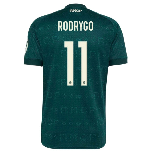 Maglia Real Madrid Rodrygo 11 Uomo Secondo 2026-27