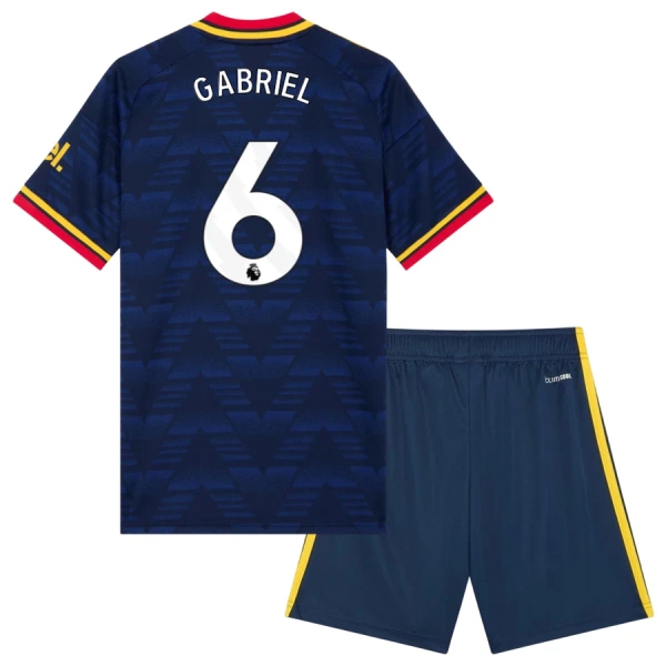 Completo calcio Arsenal Gabriel 6 Bambino Secondo 2026-27 Completo calcio Arsenal Gabriel 6 Bambino Secondo 2026-27