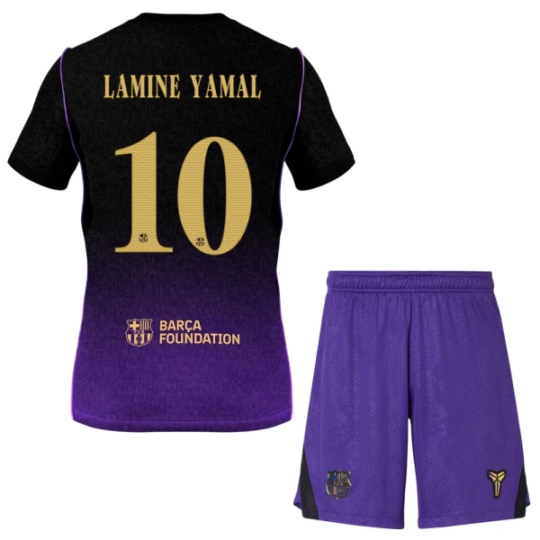 Completo calcio Barcellona Lamine Yamal 10 Bambino Secondo 2026-27 Completo calcio Barcellona Lamine Yamal 10 Bambino Secondo 2026-27