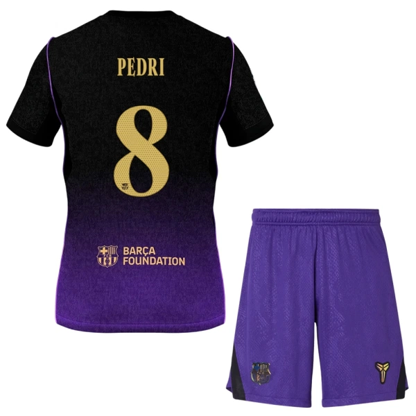 Completo calcio Barcellona Pedri 8 Bambino Secondo 2026-27 Completo calcio Barcellona Pedri 8 Bambino Secondo 2026-27