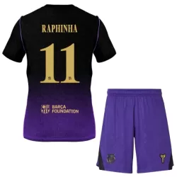 Completo calcio Barcellona Raphinha 11 Bambino Secondo 2026-27 Completo calcio Barcellona Raphinha 11 Bambino Secondo 2026-27