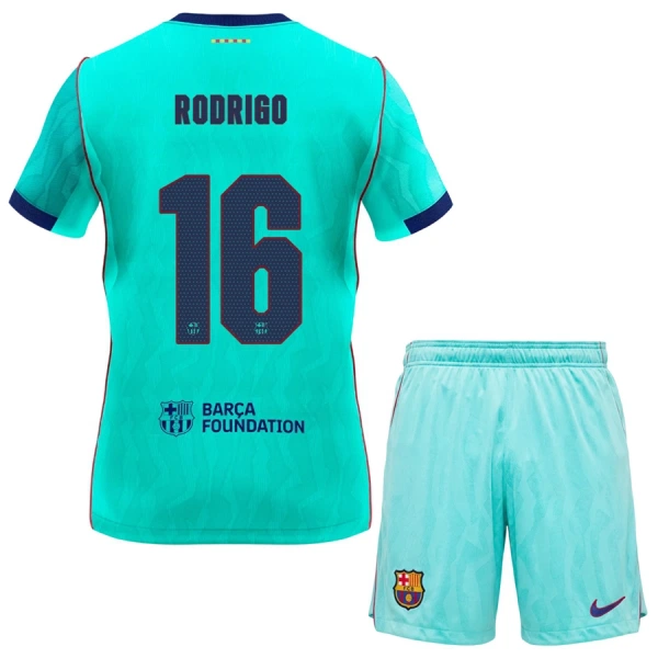 Completo calcio Barcellona Rodrigo 16 Bambino 3rd 2026-27