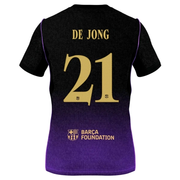Maglia Barcellona Frenkie de Jong 21 Uomo Secondo 2026-27 Maglia Barcellona Frenkie de Jong 21 Uomo Secondo 2026-27